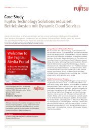 Case Study Fujitsu Technology Solutions reduziert Betriebskosten ...
