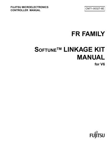 Linkage Kit Manual V6-00 - Fujitsu