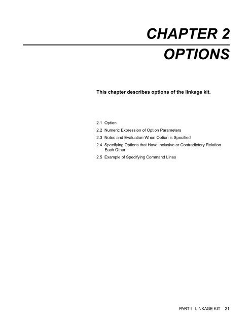 Linkage Kit Manual V6-00 - Fujitsu