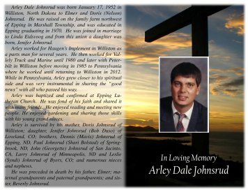 Arley Johnsrud Folder.pub - Fulkerson Funeral Home