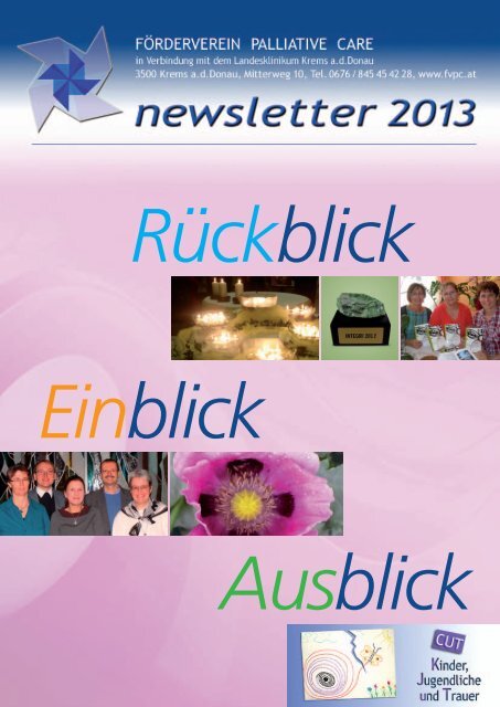 newsletter 2013 - förderverein palliative care, krems