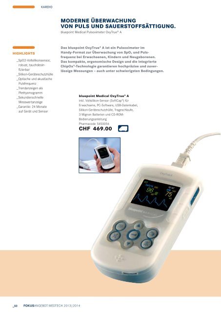 FOKUSANGEBOT MedTech 2013 - Galexis.com