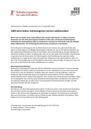 1400 Jahre Gallus: Schützengarten lanciert Jubiläumsbier