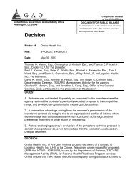 View Decision (PDF, 11 pages) - US Government Accountability Office