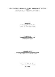 an engineering geological characterisation of tropical clays - GBV