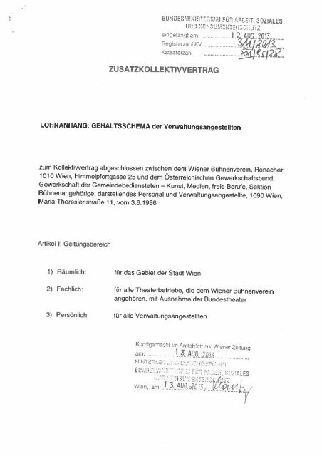 Kollektivvertrag Verwaltungsangestellte - FSG