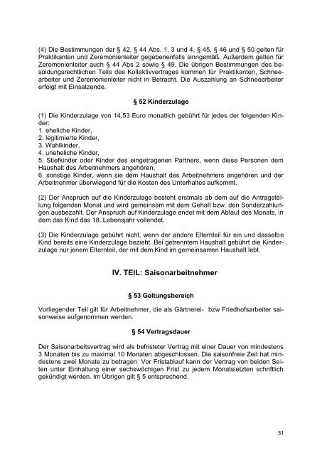 Kollektivvertrag der Wiener Stadtwerke - FSG