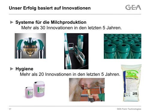 Unternehmenspräsentation - GEA Farm Technologies