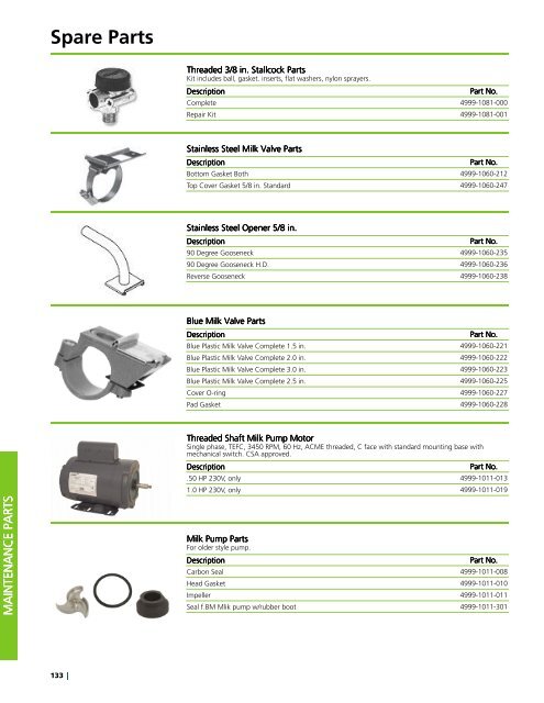 Spare Parts - GEA Farm Technologies