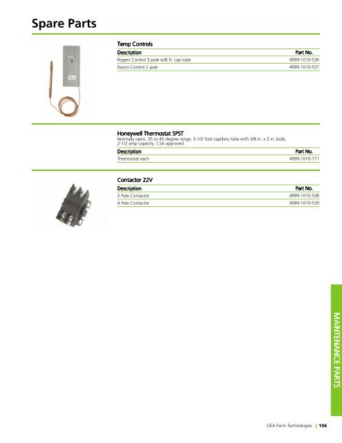 Spare Parts - GEA Farm Technologies