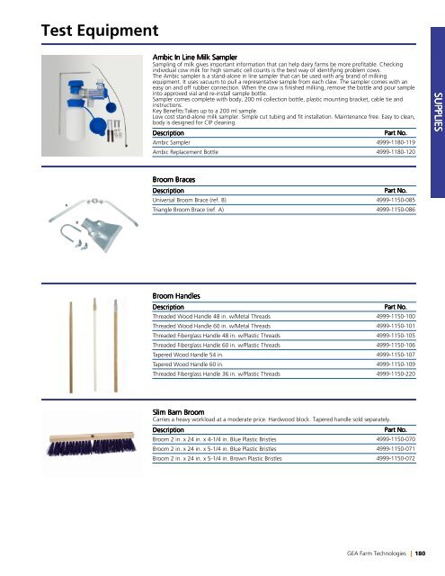 Spare Parts - GEA Farm Technologies