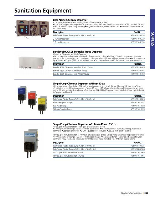 Spare Parts - GEA Farm Technologies