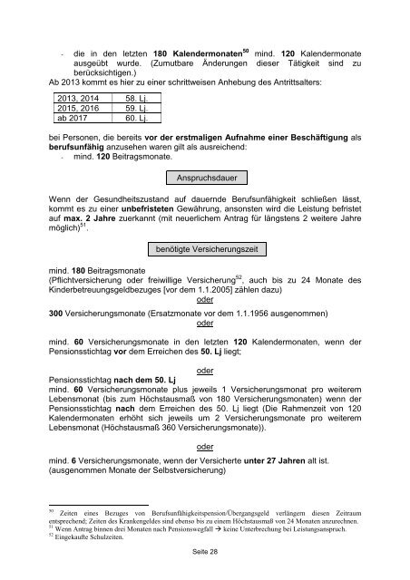 Pensionsleitfaden für ab dem 1.1.1955 geborene ... - gehaltskasse.at