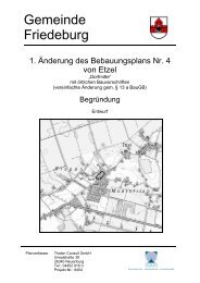 Entwurf der Begründung zur 1. Änderung des Bebauungsplanes Nr ...