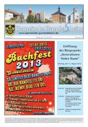 Mitteilungsblatt 15/2013 - Gemeinde Gundelsheim