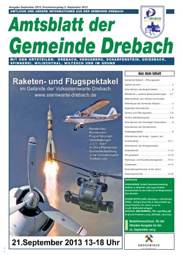 Amtsblatt der Gemeinde Drebach