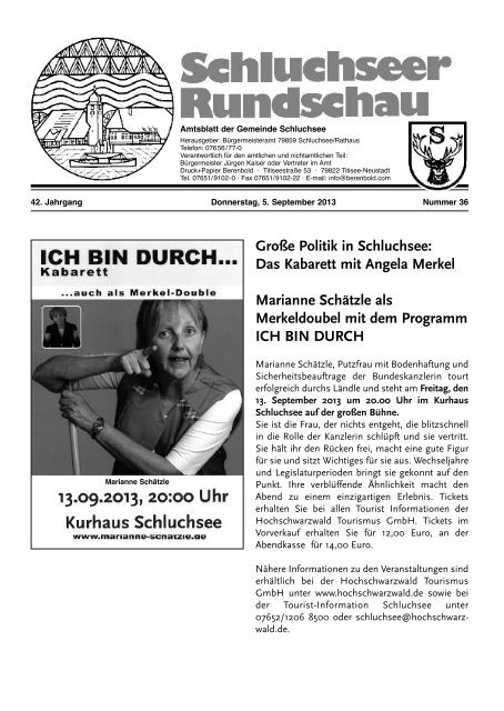 Rundschau Nr. 36.pdf - Gemeinde Schluchsee