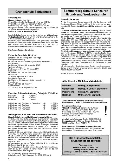 Rundschau Nr. 36.pdf - Gemeinde Schluchsee