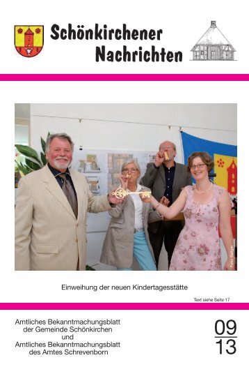 Amtliches Bekanntmachungsblatt der Gemeinde Schönkirchen und ...