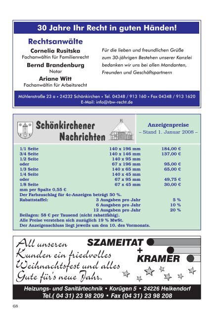 Amtliches Bekanntmachungsblatt der Gemeinde Schönkirchen und ...