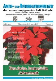 November - Gemeinde Beilrode