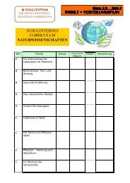 naturwissenschaften - Gemeindeschulen