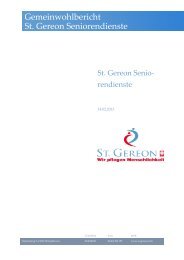 St. Gereon Seniorendienste - Gemeinwohl-Ökonomie