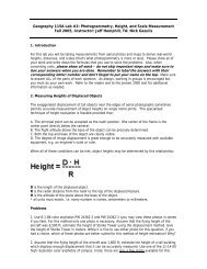 Geography 115A Lab #2: Photogrammetry, Height, and Scale ...