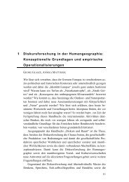 Diskursforschung in der Humangeographie - Institut für Geographie ...