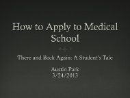 How to Apply to Medical School - George Fox University