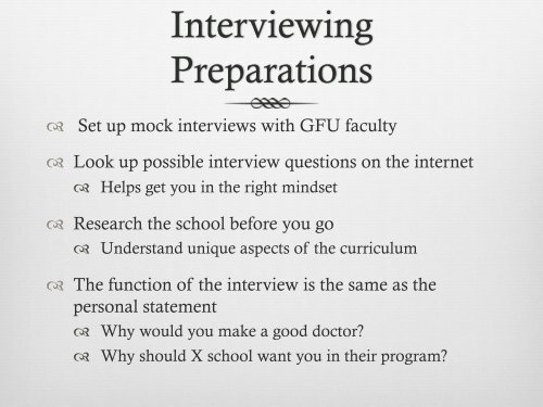 How to Apply to Medical School - George Fox University