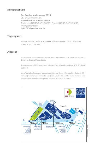 Programm des DGK 2013 - Bundesverband Geothermie