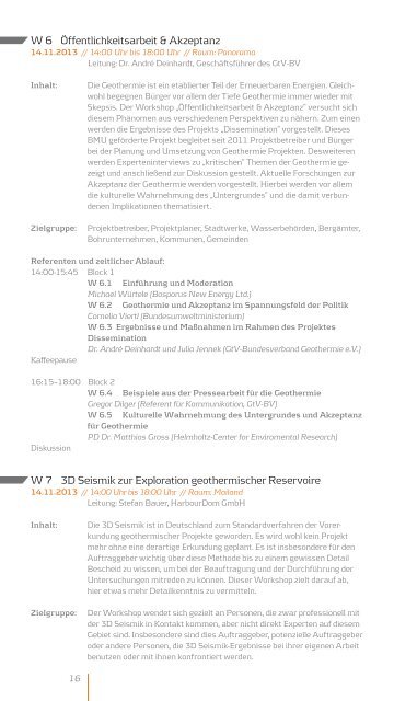 Kongress - Bundesverband Geothermie