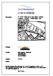 B-Plan 38_6 Änderung Lausitzer Str ... - Stadt Geretsried