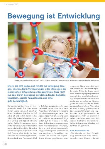 Kinder: Bewegung ist Entwicklung - gesund-in-ooe.at