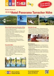 VVVHotel Panorama Turracher Höhe Clever günstig Urlaub ... - GEW