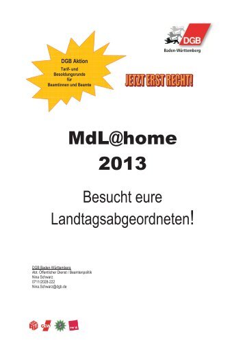 MdL@home 2013 - Gewerkschaft Erziehung und Wissenschaft ...