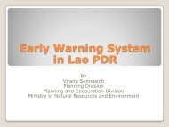 Early Warning System in Lao PDR - GFDRR