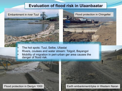 REDUCTION OF FLOOD RISK IN ULAANBAATAR CITY - GFDRR
