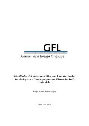 Die Mörder sind unter uns - Film und Literatur in der ... - GFL-Journal