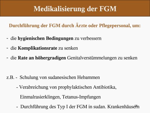 FGM – Female Genital Mutilation Weibliche Genitalverstümmelung