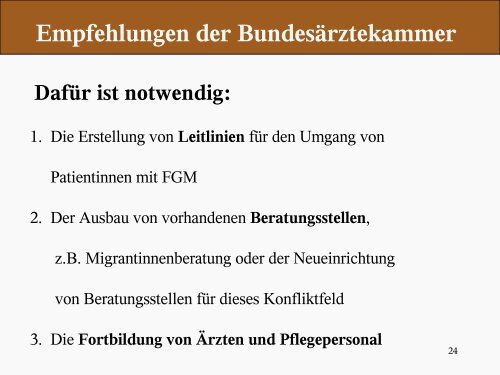 FGM – Female Genital Mutilation Weibliche Genitalverstümmelung