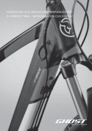 ghost bikes bedienungsanleitung Herunterladen - Ghost