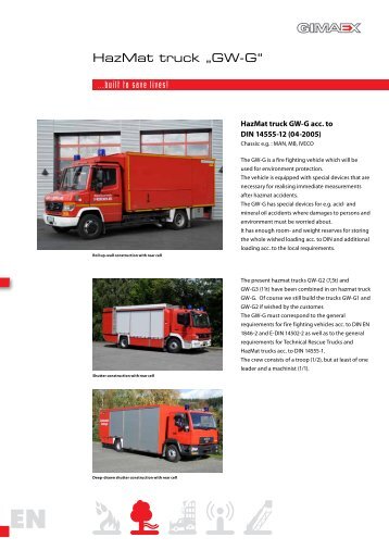 HazMat truck „GW-G“ - Gimaex