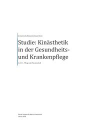 Studie: Kinästhetik in der gesundheits- und Krankenpflege