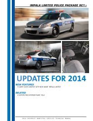 Impala Technical Guide (pdf) - GM Fleet