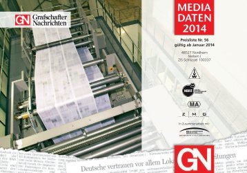 Mediadaten 2014 - Grafschafter Nachrichten