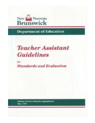 Teacher Assistant Guidelines for Standards and Evaluation