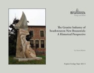 The Granite Industry of Southwestern New Brunswick: A Historical ...