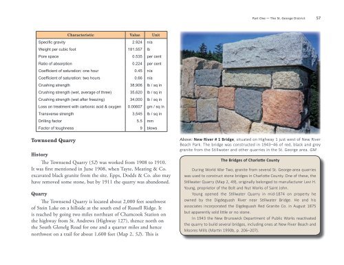 The Granite Industry of Southwestern New Brunswick: A Historical ...